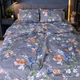 Комплект постільної білизни Бязь Floral Mist 155х215 см Сірий - зображення 5