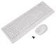 Комплект (клавіатура, миша) бездротовий A4Tech FG1012 White USB Білий 30565 - изображение 9