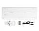 Комплект (клавіатура, миша) бездротовий A4Tech FG1012 White USB Білий 30565 - изображение 14