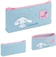 Пенал школьный Kite Cinnamoroll 8.5x19.5x3 см Голубой (CR26-680) - изображение 4