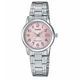 Жіночий годинник Casio LTP-V002D-4B з рожевим циферблатом - изображение 1