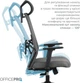 Кресло компьютерное офисное эргономичное OfficePro Fusion OC577G Gray - изображение 13