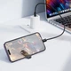 Дата кабель Hoco X126 Experto Type-C to Type-C 60W + Phone Holder & Lanyard (0.35m) Black - изображение 5