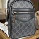 Мужская сумка бананка стиль Гуччи на грудь, сумка-бананка слинг Gucci премиум качество - изображение 7