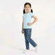 Детские комфортные джинсы прямого кроя Disney Stitch 98-104 см (2-4Y) синій - изображение 2