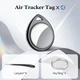 Метки Air Tracker QCOQ - набор из 4 штук. Локаторы предметов совместимы с Apple Find My (только для iOS), звуковой сигнал 100 дБ, - изображение 6