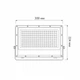 Світлодіодний прожектор LED SHPAK D-150W 6500K IP65 LIGHT SET - зображення 5