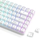 Набір ABS / PC кейкапів Jelly 113 шт White білий колір, гравіювання зверху, глянцеві кейкапи для механічної клавіатури OEM profile - зображення 2