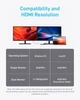 Адаптер хаб док-станція Anker (A8374) 7-в-1 USB-C з двома дисплеями 4K HDMI PD 100Вт швидкість передачі 10 Гбіт/с - зображення 6