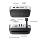 Док-станция UGREEN CM841 (65488) для MacMiniM4 с 2xUSB-C to DP1.4 4K240Hz 4xUSB-A 3.2 10Gbps USB-C 3.2 10Gbps SD TF M.2 Nvme10Gbps - изображение 3