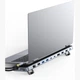 Док-станція Baseus EliteJoy EH3 12-в-1 з підставкою — USB-C, HDMI, DisplayPort, потрійний 4K, PD 100 Вт, Ethernet, TF/SD - зображення 1