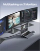 Док-станція Baseus EliteJoy EH3 12-в-1 з підставкою — USB-C, HDMI, DisplayPort, потрійний 4K, PD 100 Вт, Ethernet, TF/SD - зображення 4