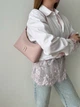 Жіноча сумка Furla Diamante Mini Shoulder Bag брендова шкіряна 24см х 12см х 6см - зображення 12