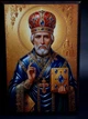 Икона на алюминиевой пластине 20×30 см Николай Чудотворец образ великого христианского святого - изображение 1