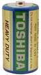 Батарейки Toshiba R20 (D) Heavy Duty 1.5V — набір 10 штук - зображення 2