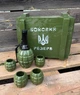 Подарунковий набір Бойовий Резерв Граната з чарками у ящику для чоловіка, військового, побратима, командира, товарища - изображение 1