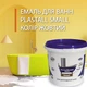 Емаль для реставрації ванн Plastall Small 900г з барвником колір Жовтий - зображення 1