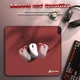 Ігрова поверхня ATTACK SHARK CM02 Black 450x400 мм (XL) Гладка Поверхня, 4мм Товщина RED/ЧЕРВОНИЙ (CM02R) - зображення 3