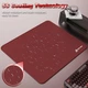 Ігрова поверхня ATTACK SHARK CM02 Black 450x400 мм (XL) Гладка Поверхня, 4мм Товщина RED/ЧЕРВОНИЙ (CM02R) - зображення 4