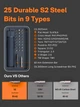 Отвёртка аккумуляторная Xiaomi HOTO 3.6V Screwdriver Kit QWLSD011 электрическая для ремонта точных работ с набором бит S2 электроотвертка с кейсом и LED-подсветкой регулировкой крутящего момента и USB Type-C - изображение 7