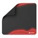 Ігрова поверхня ATTACK SHARK CM02 Black 450x400 мм (XL) Гладка Поверхня, 4мм Товщина BLACK-RED/ЧОРНО-ЧЕРВОНИЙ (CM02BRC) - зображення 1