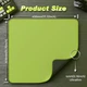 Ігрова поверхня ATTACK SHARK CM02 Black 450x400 мм (XL) Гладка Поверхня, 4мм Товщина GREEN/ЗЕЛЕНИЙ (CM02G) - зображення 9