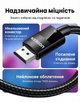 Кабель UGREEN DP114 DP 1.4 Male to Male Plastic Case Braided Cable 2m (UGR-80392) - изображение 3