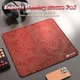 Ігрова поверхня ATTACK SHARK CM02 Black 450x400 мм (XL) Гладка Поверхня, 4мм Товщина RED CONTOUR/ЧЕРВОНИЙ В СМУЖКУ (CM02RC) - зображення 3