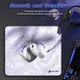 Ігрова поверхня ATTACK SHARK CM02 Black 450x400 мм (XL) Гладка Поверхня, 4мм Товщина WHITE/БІЛИЙ (CM02WC) - изображение 3