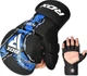 Тренувальні рукавиці RDX GRAPPLING GLOVES SHOOTER NEW AURA F17 Чорний, Синій L (GSR-F17BU L) - изображение 5