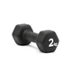 Гантелі Adidas Dumbbells Чорний 2 кг (ADWT-11402-NL) - зображення 1