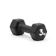 Гантелі Adidas Dumbbells Чорний 3 кг (ADWT-11403-NL) - изображение 1