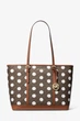 Женская сумка-тоут Michael Kors one size Коричневый в горох (142076) - изображение 1