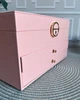 Шкатулка для украшений на замке 23x17x13,5 см Розовая - Уценка - изображение 7