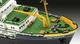 Збірна модель 1:200 буксир Tug Boat Smit Houston Revell 05239 - изображение 4