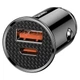 АЗП Baseus Circular Plastic PD3.0 QC 4.0 + 30W USB + Type-C (CCALL-YS) Чорний - изображение 3