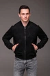 Куртка бомбер замшева комір стійка чоловіча 3XL чорна 5218880s5 - изображение 3