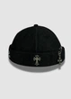Джинсовая кепка докер без козырька - Хром Хартс / Chrome Hearts 56-58 см Темно-серый - изображение 1