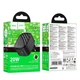 Зарядне мережеве Hoco CS101A folding PD20W QC3.0 швидка зарядка для мобільних пристроїв Чорний - зображення 2