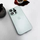 Чохол Premium для смартфона AG Glass Matt Frame Color Logo for Apple iPhone 15 Pro Light Green (AGMattFrameiP15PLGreen) - зображення 4