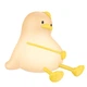 Нічник світильник HOCO HX16 2W 1200mAh Silicone lamp Duck White (6942007672757) - зображення 2