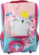 Plecak szkolny Lean Toys Kot z saszetką i zawieszką 39 x 27 x 20 cm 21 l (5905991043652) - obraz 1