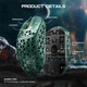 Игровая Мышка ATTACK SHARK R5 ULTRA Green КАРБОНОВЫЙ Корпус Беспроводная Трехрежимная 2.4G/Bluetooth/Кабель, 8000Hz, PAW3950MAX, 42000 DPI, 39 грамм Ультралегкая - изображение 8