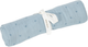 Otulacz muślinowy Little Dutch Blueberry Leaves Pure Denim Blue 120x120 cm (8721122584736) - obraz 1