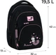 Рюкзак ортопедичний Kite Education teens Kuromi 42x32x13 см 19.5 л Чорний (HK26-905M) - зображення 3
