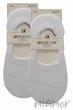 Следы женские хлопковые Aura.Via NDD816 Cotton (2 пары) 35-38 Белые - изображение 2