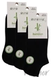 Носки бамбуковые короткие Aura.Via NND2591 Bamboo (3 пары) 35-38 Черные - изображение 2