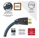 Кабель HDMI Oehlbach Flex Evolution Ultra High-Speed ​​v2.1 8K 48Gbit HDR Ethernet ARC 1м Anthracite - зображення 5