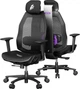 Кресло для геймеров 1STPLAYER Ergo Aero Black-Purple (ERGO-AR-BK) - изображение 13