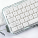 Набір кейкапів Miffy Bunny White — MOA профіль, PBT, 119 клавіш для механічної клавіатури - зображення 5